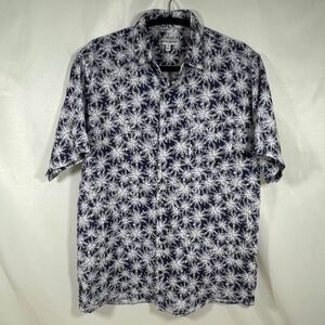 Peter Millar 100% Linen Crown Sport Tropical Fern Shirt Men’s M - MS23W71SUF
